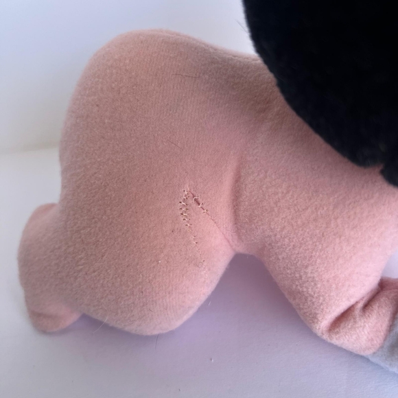 Vintage Pink Plush Baby Minnie Mouse Crawling Stuffed Animal - Picture 6 of 8